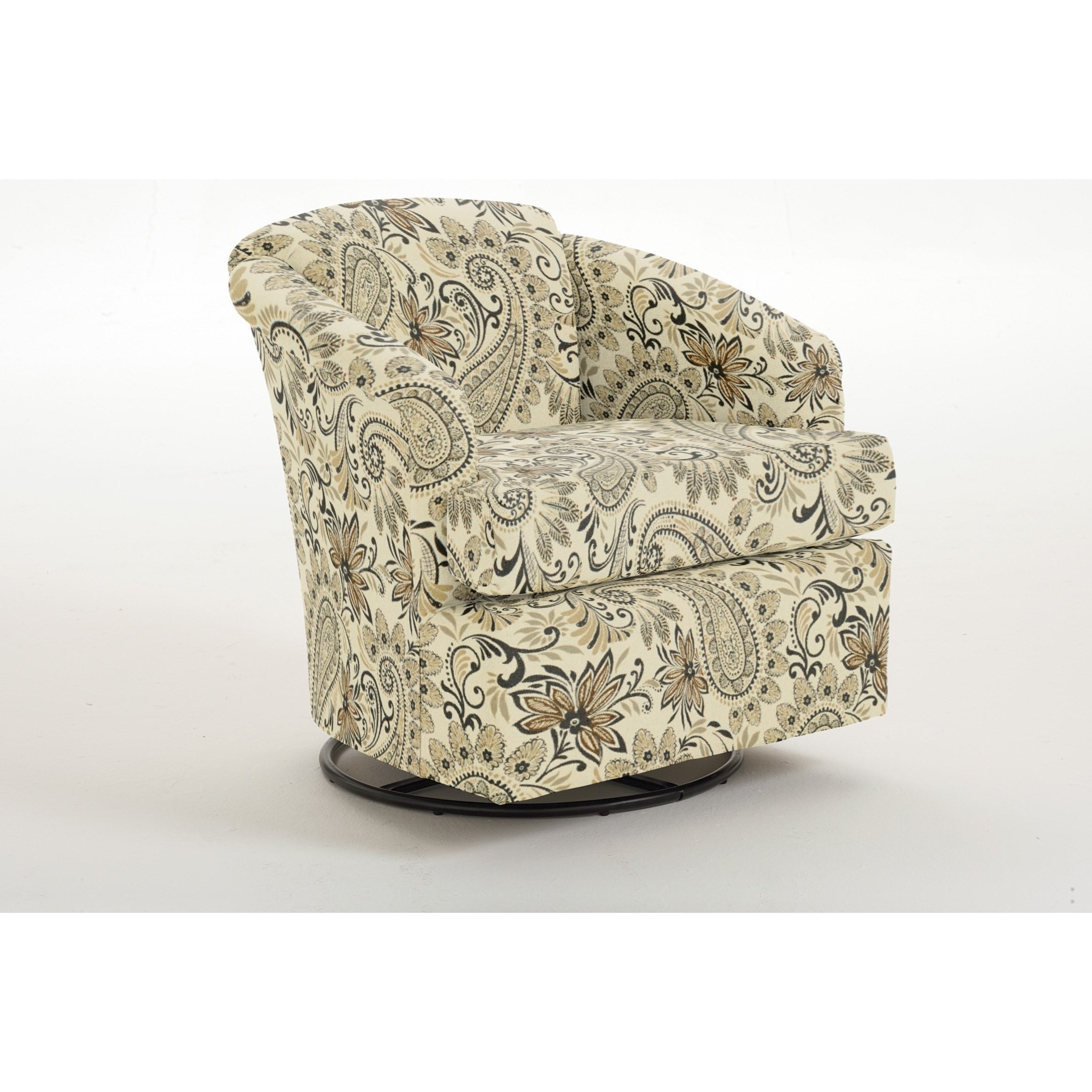 Best Home Furnishings Swivel Barrel Chairs 2567 1 Cass Swivel Barrel Chair Godby Home Furnishings Upholstered Chairs
